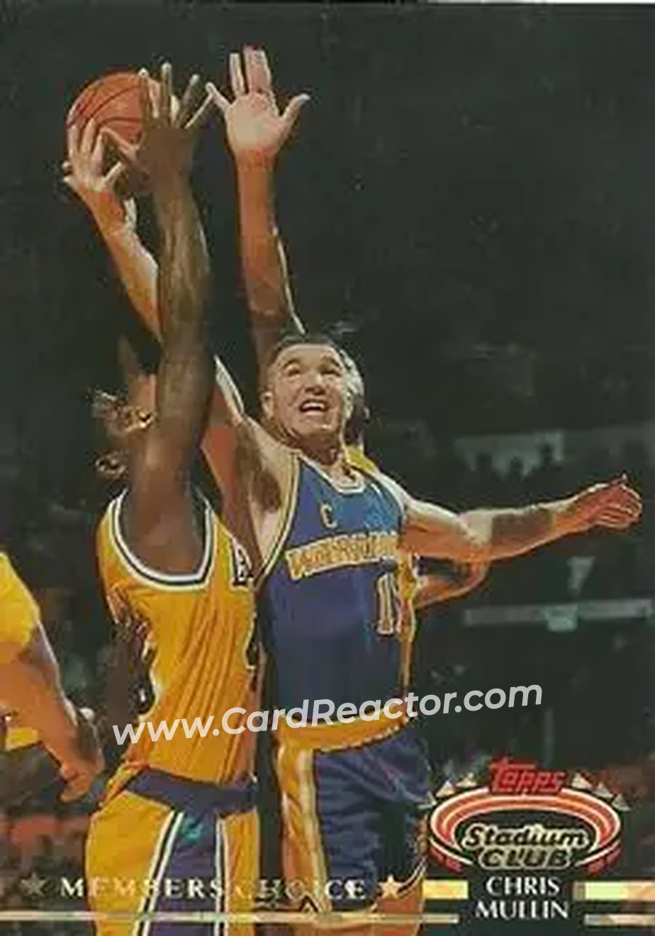 1992-93 Stadium Club #202 - Chris Mullin - Golden State Warriors - Front