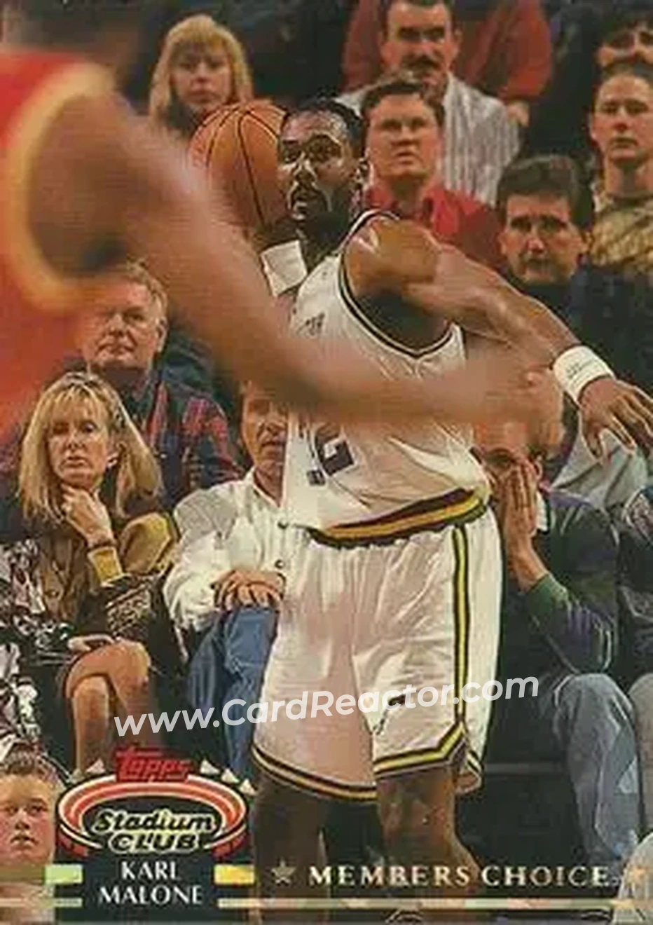 1992-93 Stadium Club #205 - Karl Malone - Utah Jazz - Front