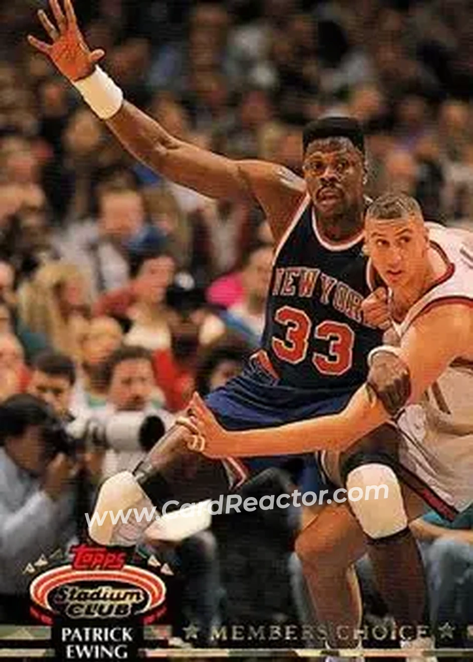 1992-93 Stadium Club #207 - Patrick Ewing - New York Knicks - Front