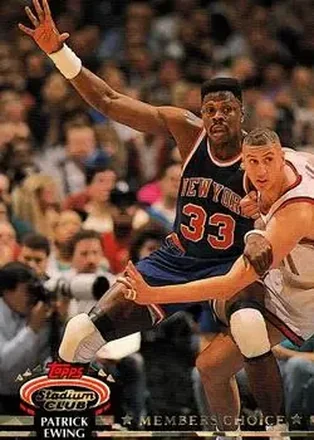 1992-93 Stadium Club #207 - Patrick Ewing - New York Knicks
