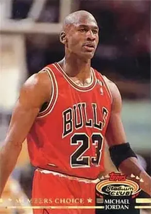 1992-93 Stadium Club #210 - Michael Jordan - Chicago Bulls