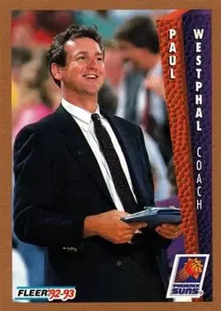 1992-93 Fleer #184 - Paul Westphal - Phoenix Suns