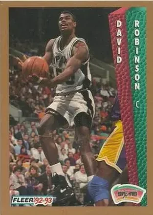 1992-93 Fleer #207 - David Robinson - San Antonio Spurs
