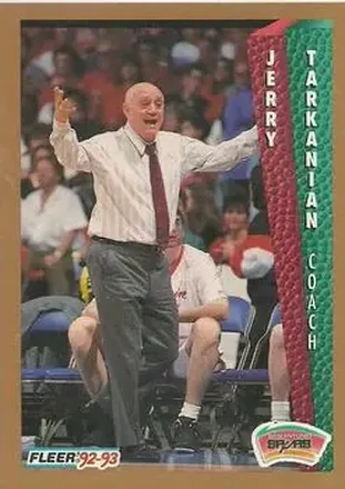 1992-93 Fleer #208 - Jerry Tarkanian - San Antonio Spurs