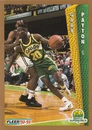 1992-93 Fleer #216 - Gary Payton - Seattle SuperSonics