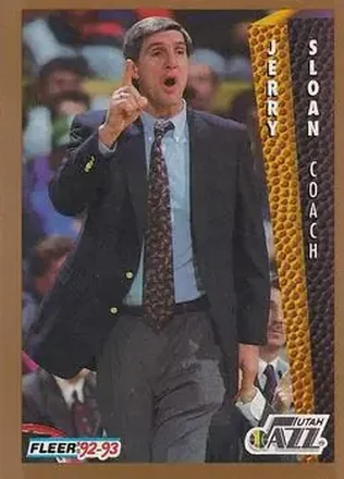 1992-93 Fleer #226 - Jerry Sloan - Utah Jazz