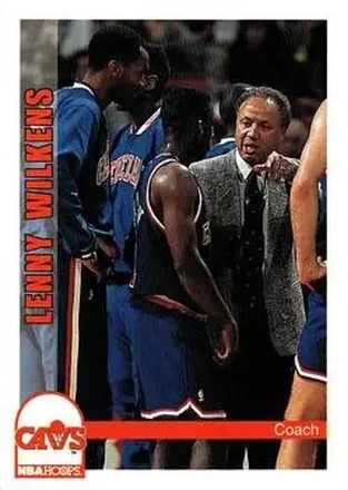 1992-93 Hoops #243 - Lenny Wilkens - Cleveland Cavaliers