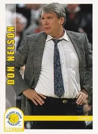 1992-93 Hoops #247 - Don Nelson - Golden State Warriors