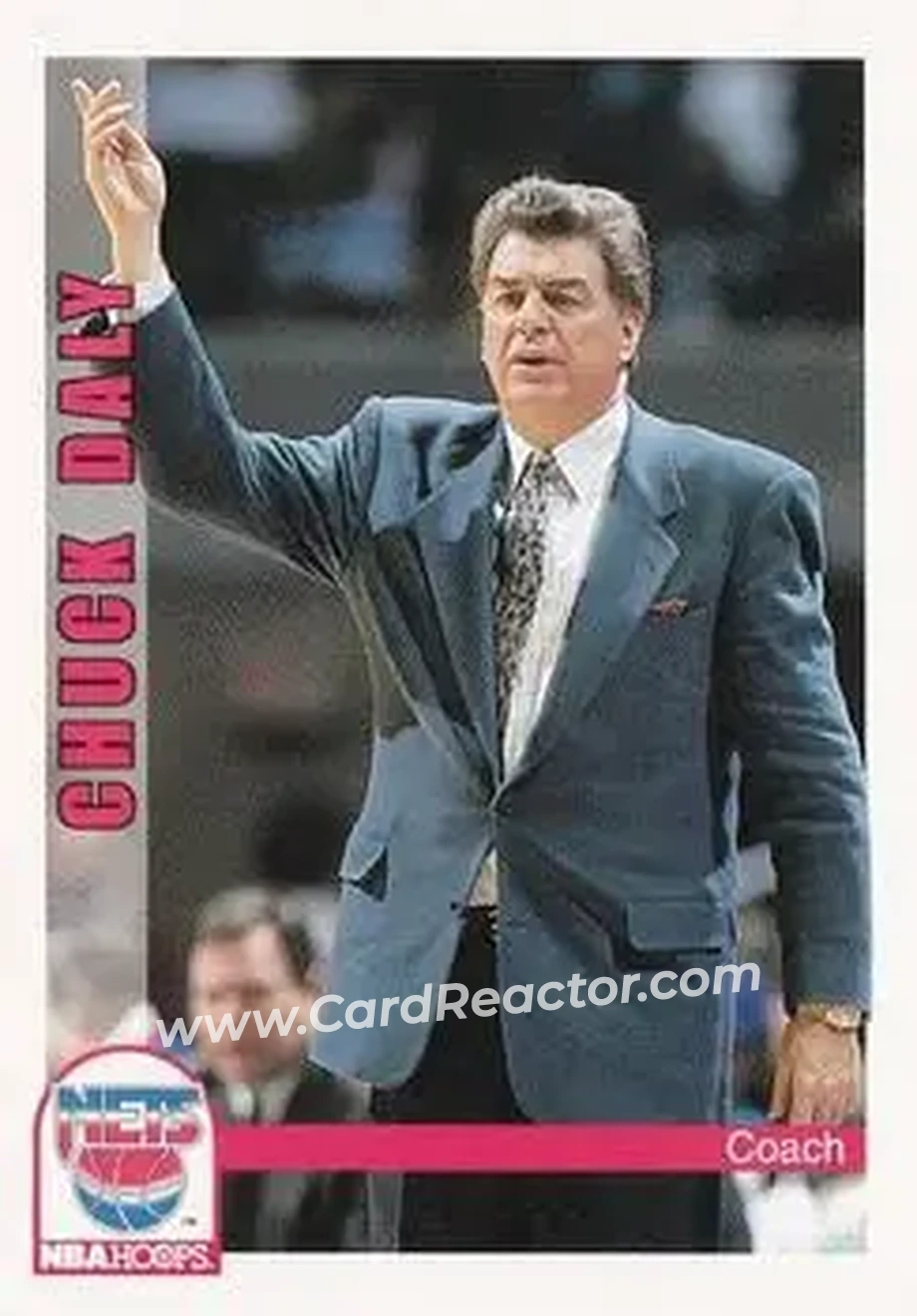 1992-93 Hoops #255 - Chuck Daly - New Jersey Nets - Front