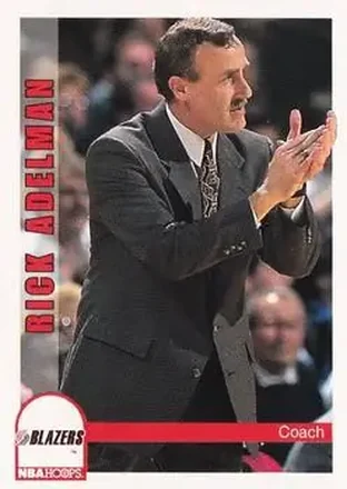 1992-93 Hoops #260 - Rick Adelman - Portland Trail Blazers