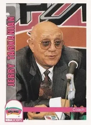 1992-93 Hoops #262 - Jerry Tarkanian - San Antonio Spurs