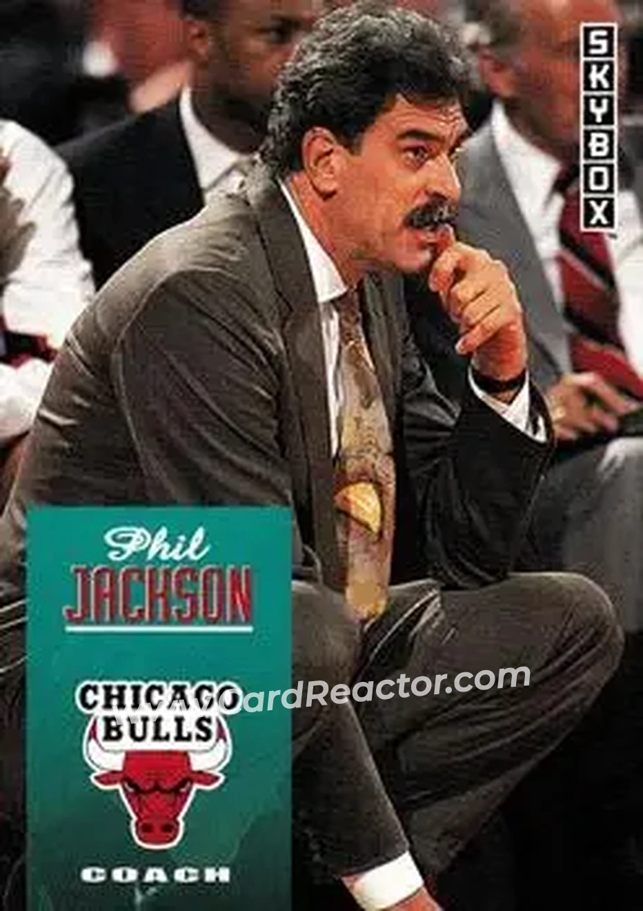 1992-93 SkyBox #258 - Phil Jackson - Chicago Bulls - Front