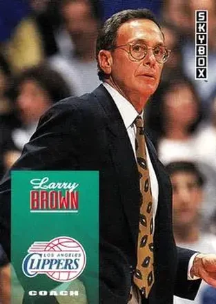 1992-93 SkyBox #266 - Larry Brown - Los Angeles Clippers