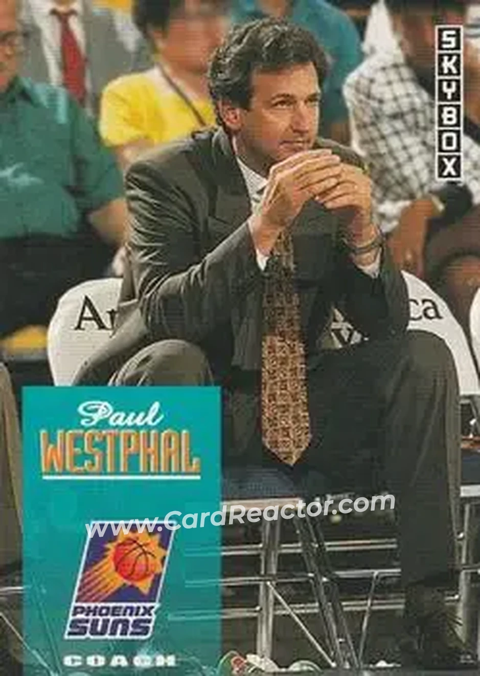 1992-93 SkyBox #275 - Paul Westphal - Phoenix Suns - Front