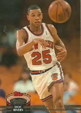 1992-93 Stadium Club #241 - Doc Rivers - New York Knicks