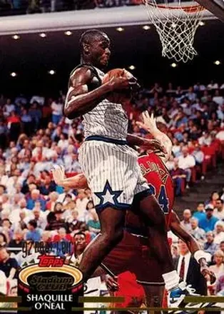 1992-93 Stadium Club #247 - Shaquille O'Neal - Orlando Magic