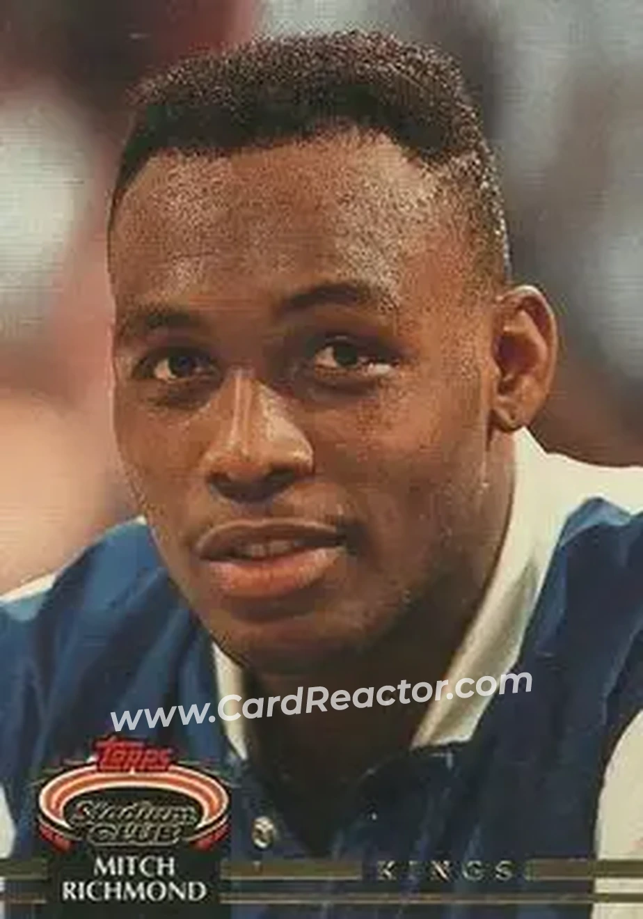 1992-93 Stadium Club #253 - Mitch Richmond - Sacramento Kings - Front