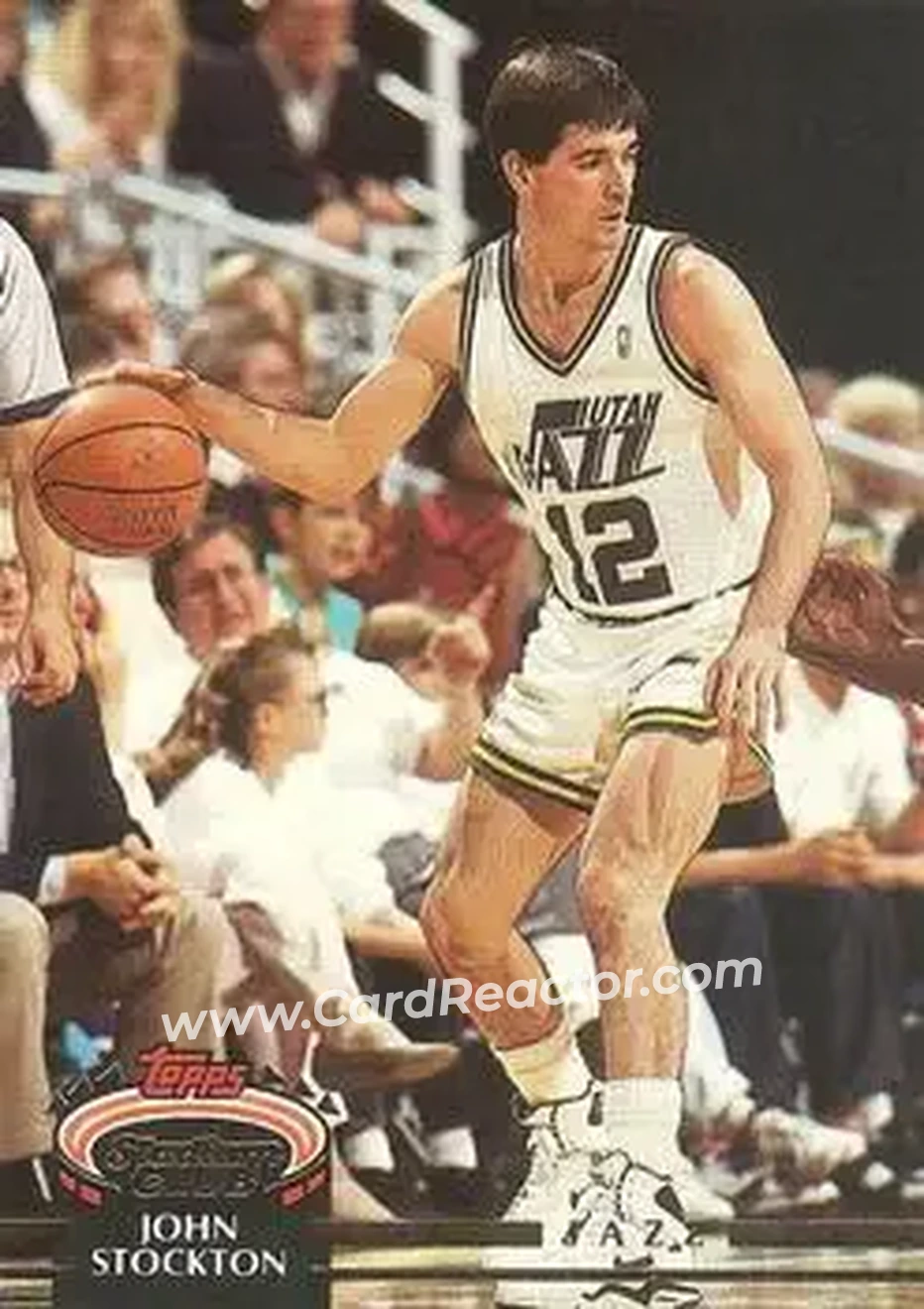 1992-93 Stadium Club #265 - John Stockton - Utah Jazz - Front