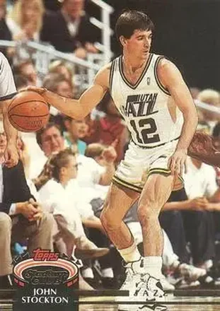 1992-93 Stadium Club #265 - John Stockton - Utah Jazz