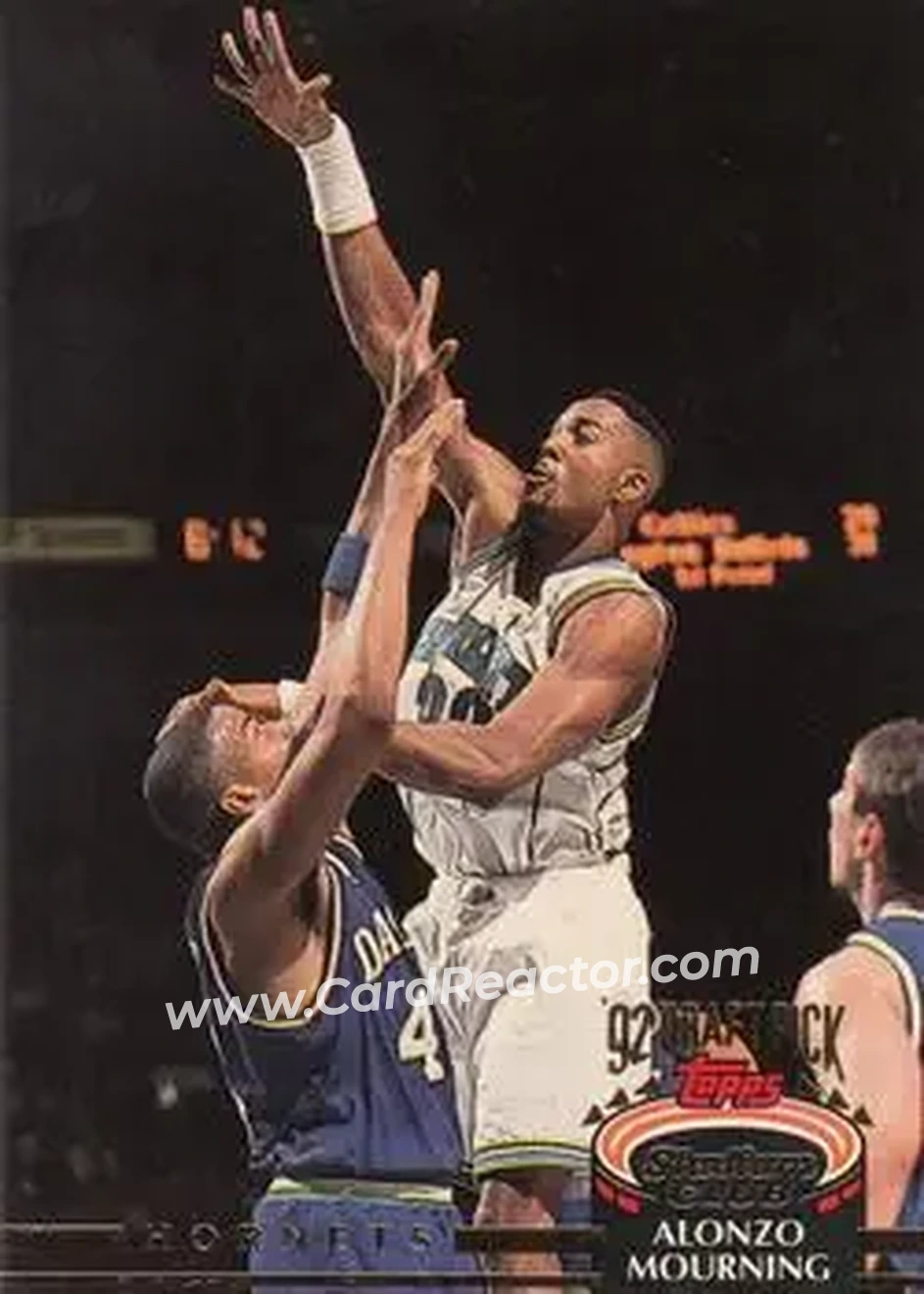 1992-93 Stadium Club #297 - Alonzo Mourning - Charlotte Hornets - Front
