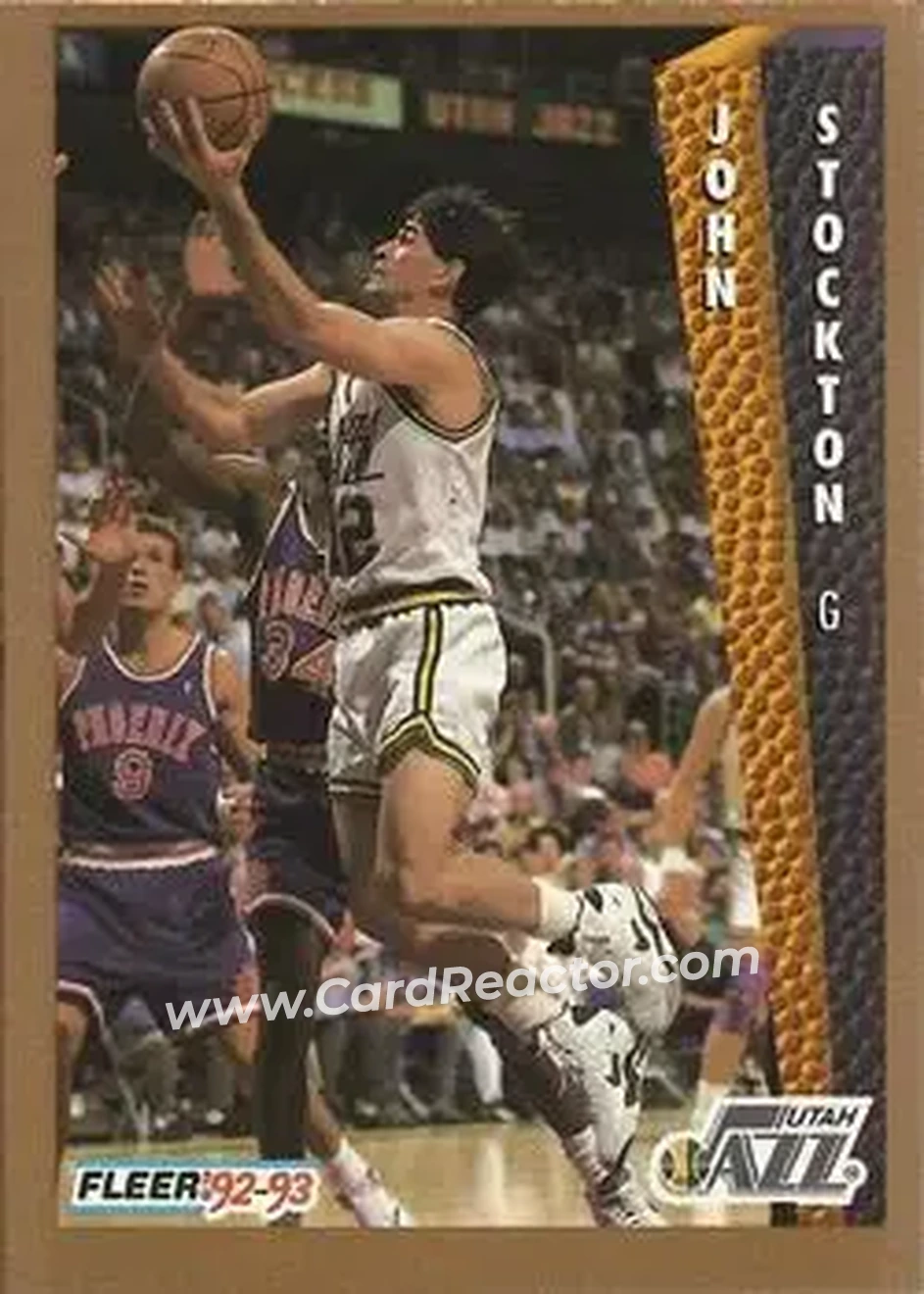 1992-93 Fleer #227 - John Stockton - Utah Jazz - Front