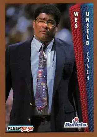 1992-93 Fleer #236 - Wes Unseld - Washington Bullets