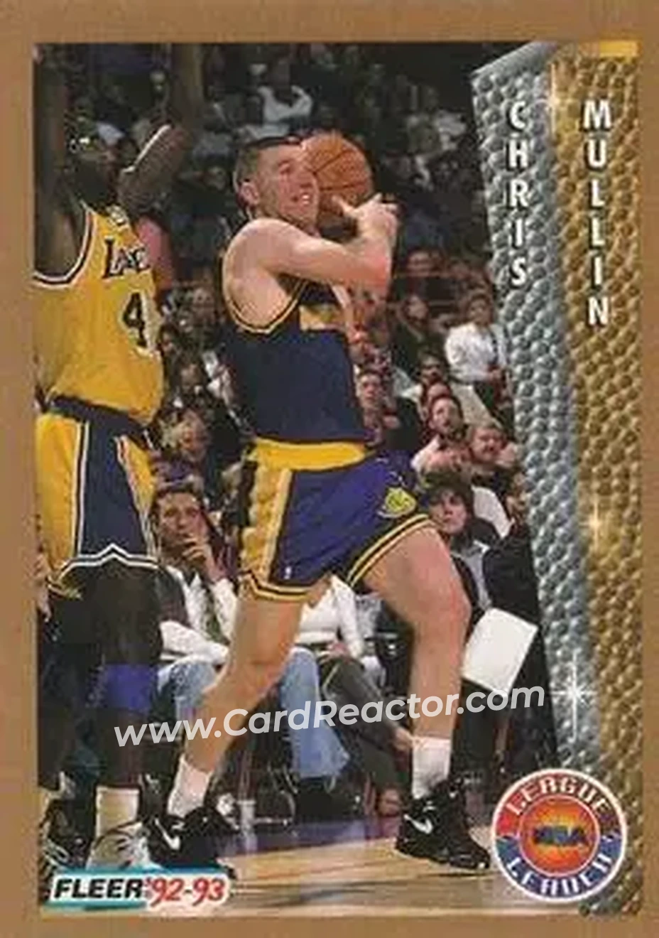1992-93 Fleer #245 - Chris Mullin - Golden State Warriors - Front