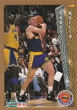 1992-93 Fleer #245 - Chris Mullin - Golden State Warriors