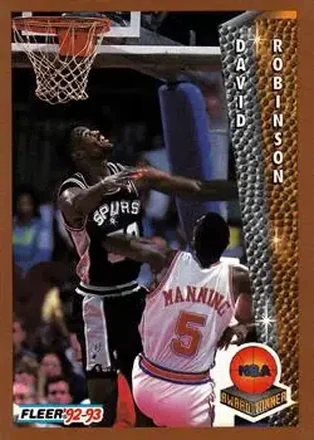 1992-93 Fleer #248 - David Robinson - San Antonio Spurs