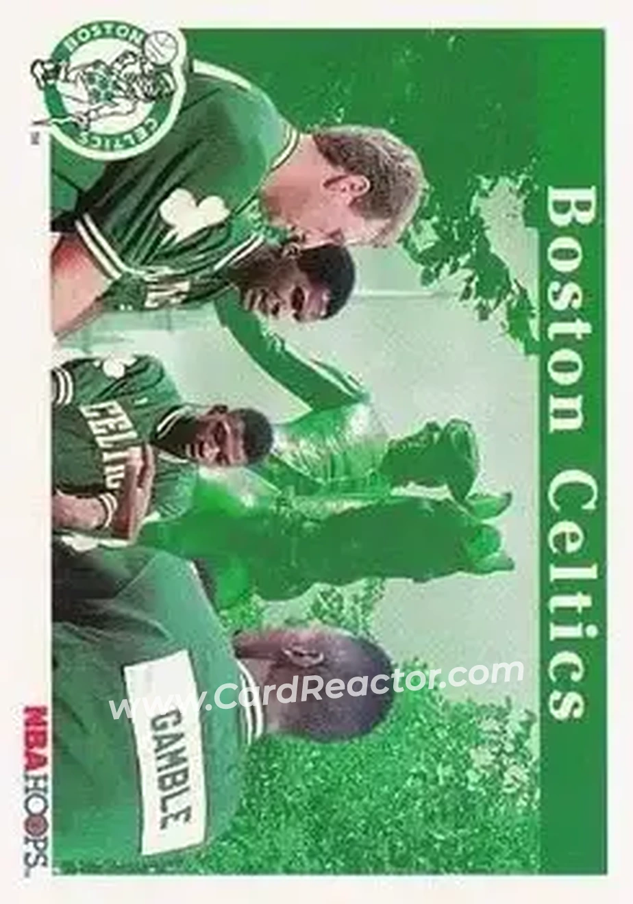 1992-93 Hoops #267 - Card #267 - Boston Celtics - Front