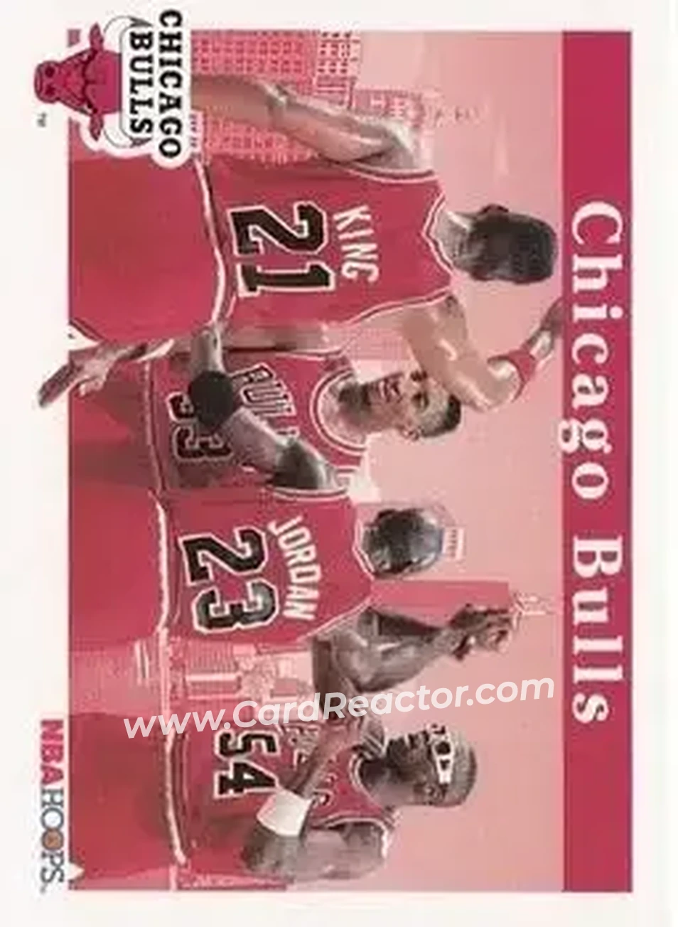 1992-93 Hoops #269 - Card #269 - Chicago Bulls - Front