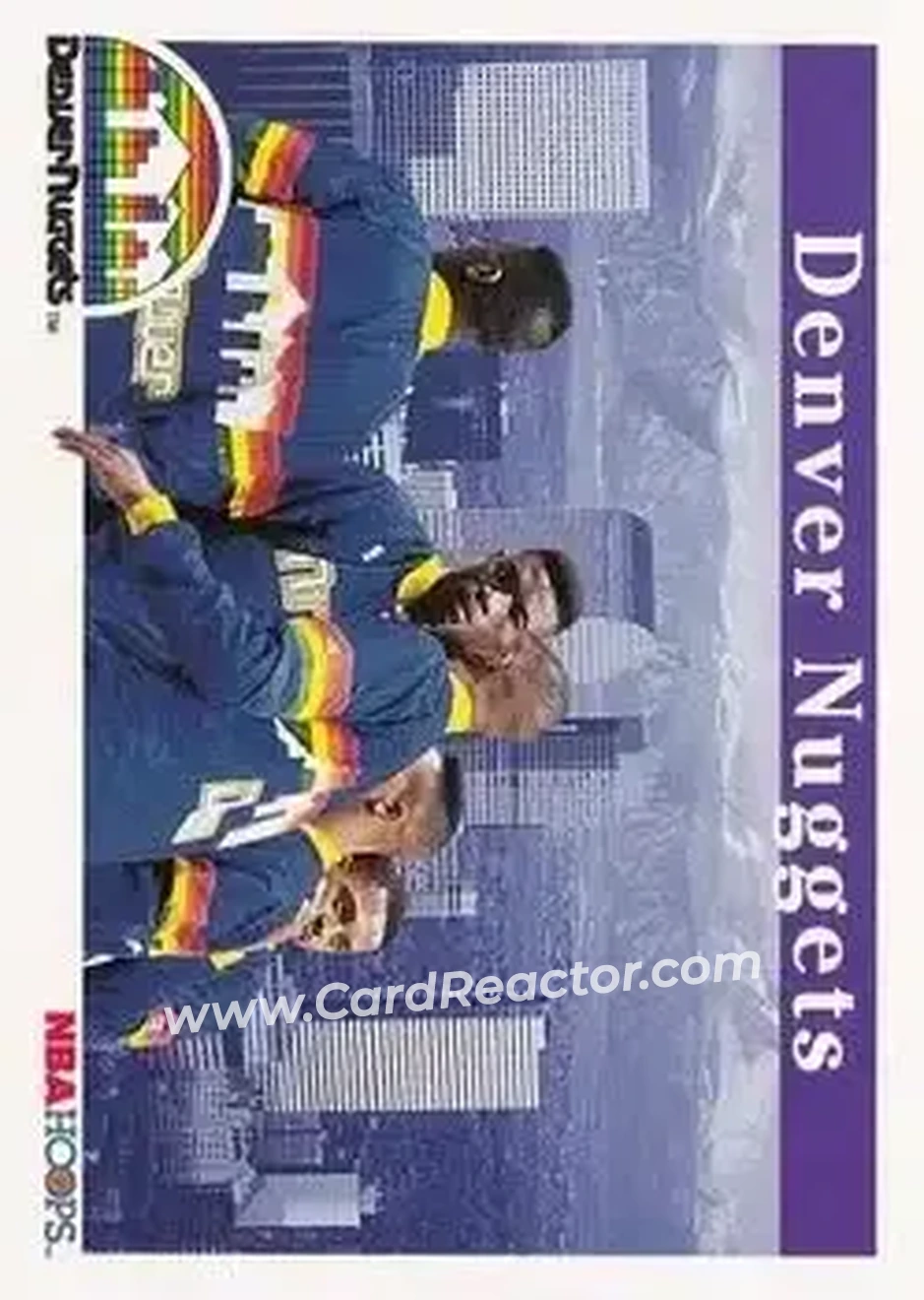 1992-93 Hoops #272 - Card #272 - Denver Nuggets - Front