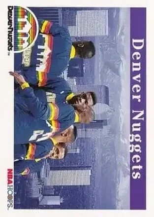 1992-93 Hoops #272 - Card #272 - Denver Nuggets