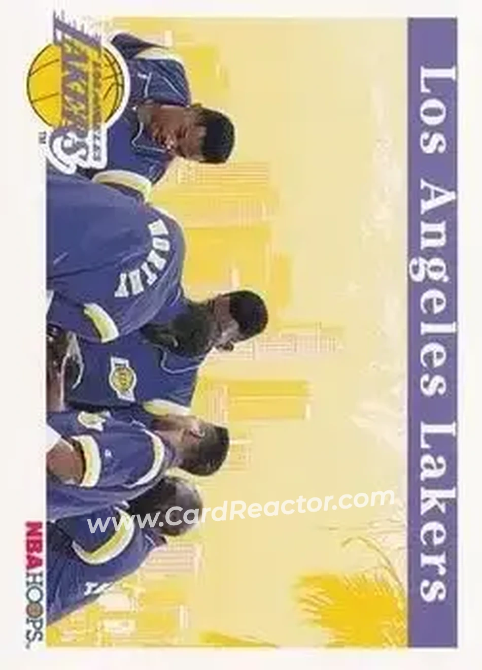 1992-93 Hoops #278 - Card #278 - Los Angeles Lakers - Front