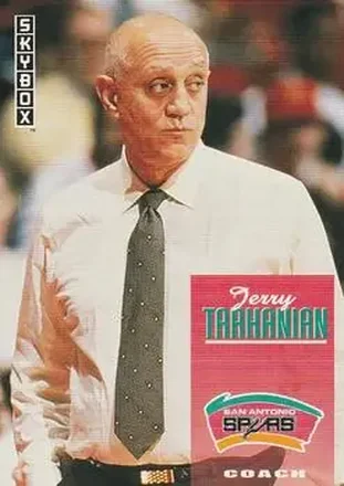 1992-93 SkyBox #278 - Jerry Tarkanian - San Antonio Spurs