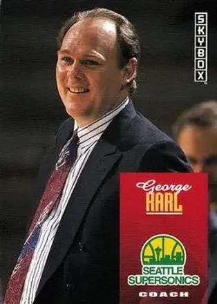 1992-93 SkyBox #279 - George Karl - Seattle SuperSonics