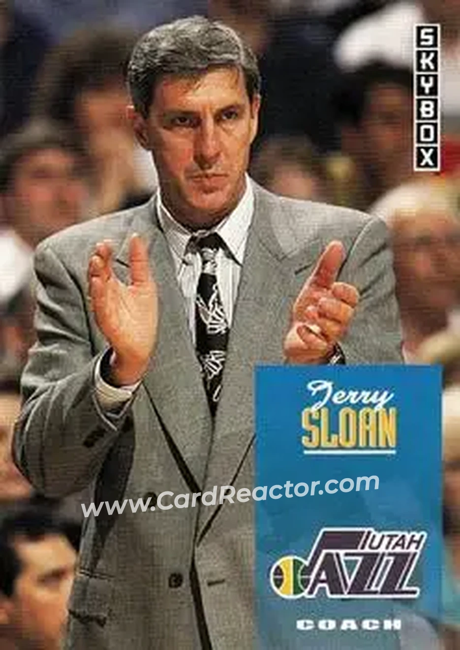 1992-93 SkyBox #280 - Jerry Sloan - Utah Jazz - Front