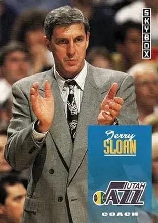 1992-93 SkyBox #280 - Jerry Sloan - Utah Jazz
