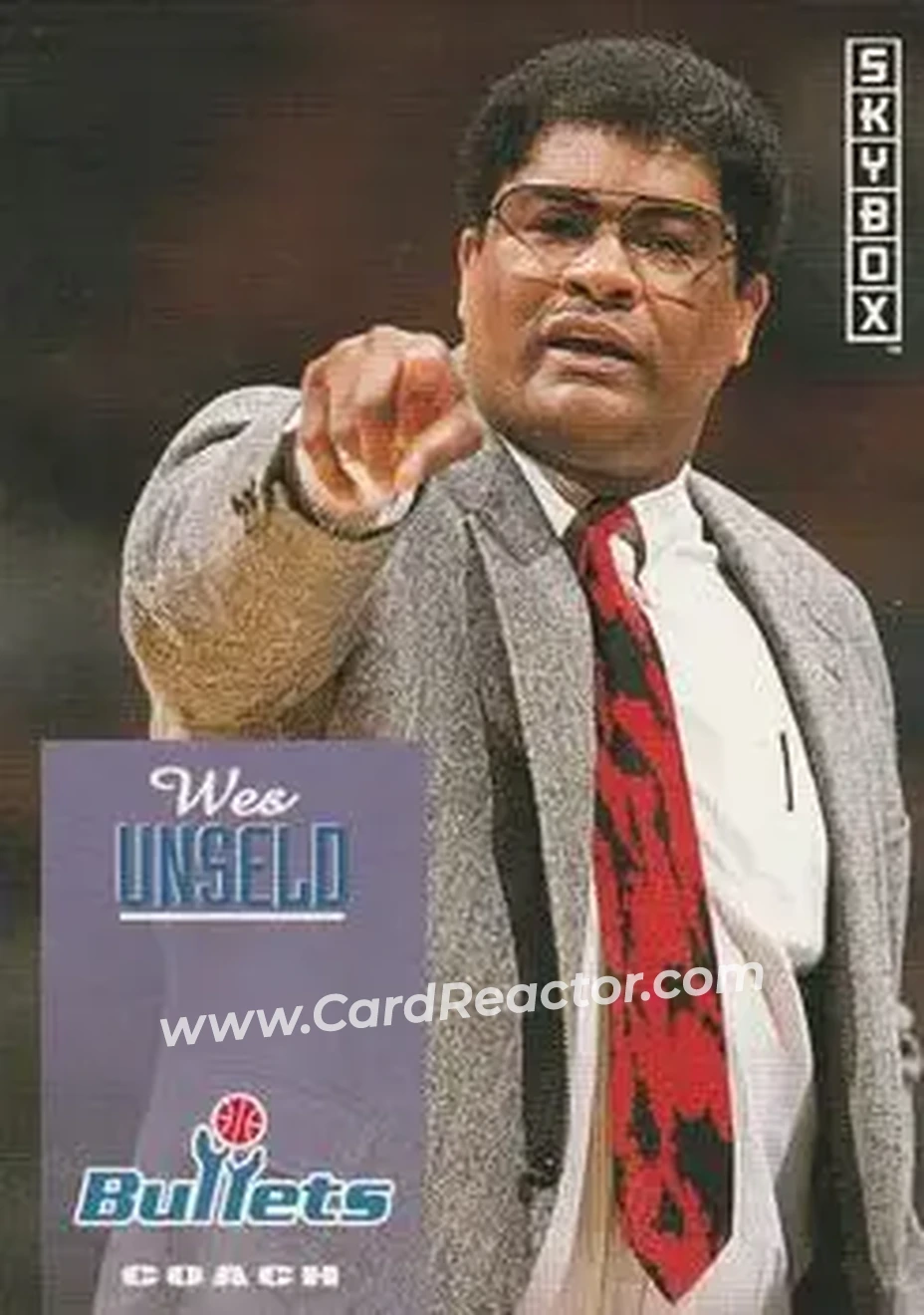 1992-93 SkyBox #281 - Wes Unseld - Washington Bullets - Front