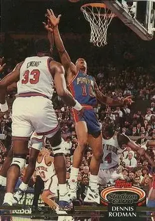 1992-93 Stadium Club #314 - Dennis Rodman - Detroit Pistons