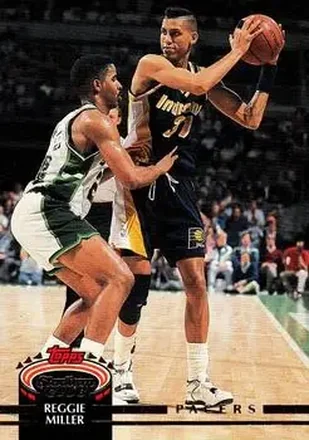 1992-93 Stadium Club #357 - Reggie Miller - Indiana Pacers