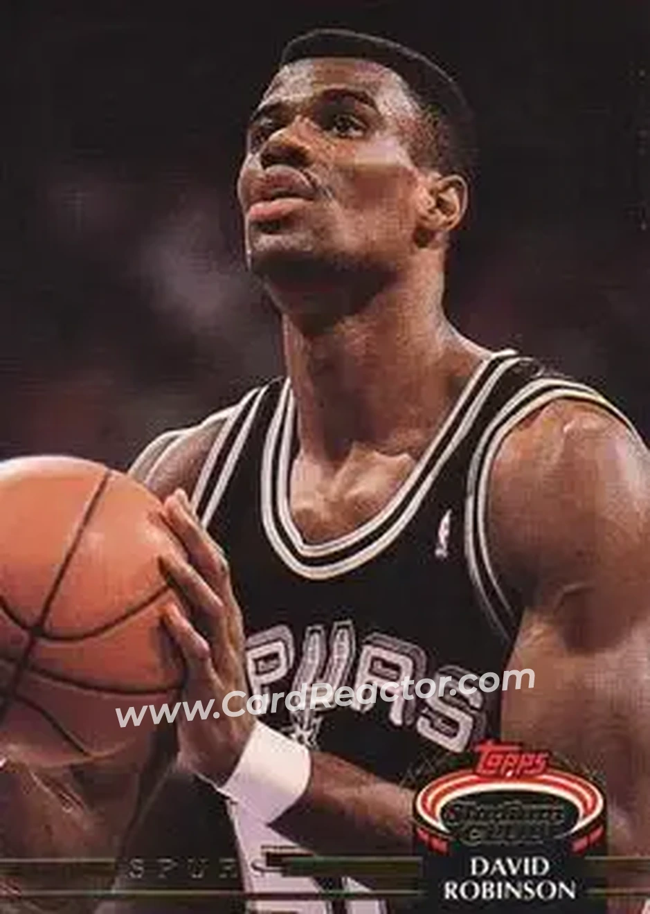 1992-93 Stadium Club #361 - David Robinson - San Antonio Spurs - Front
