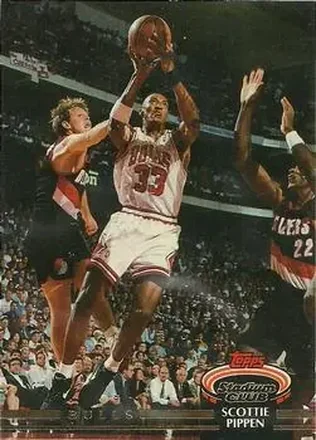 1992-93 Stadium Club #367 - Scottie Pippen - Chicago Bulls