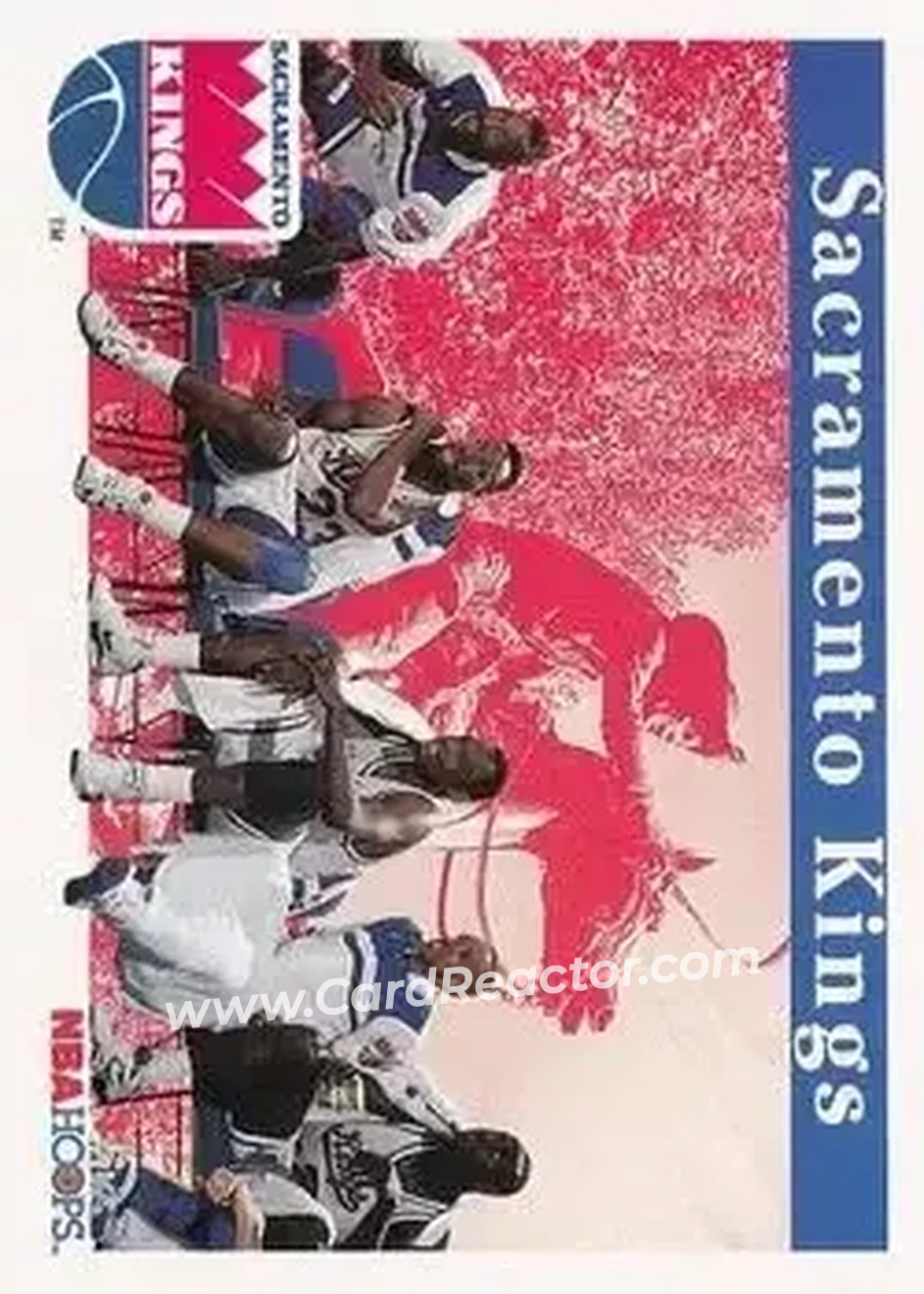 1992-93 Hoops #288 - Card #288 - Sacramento Kings - Front