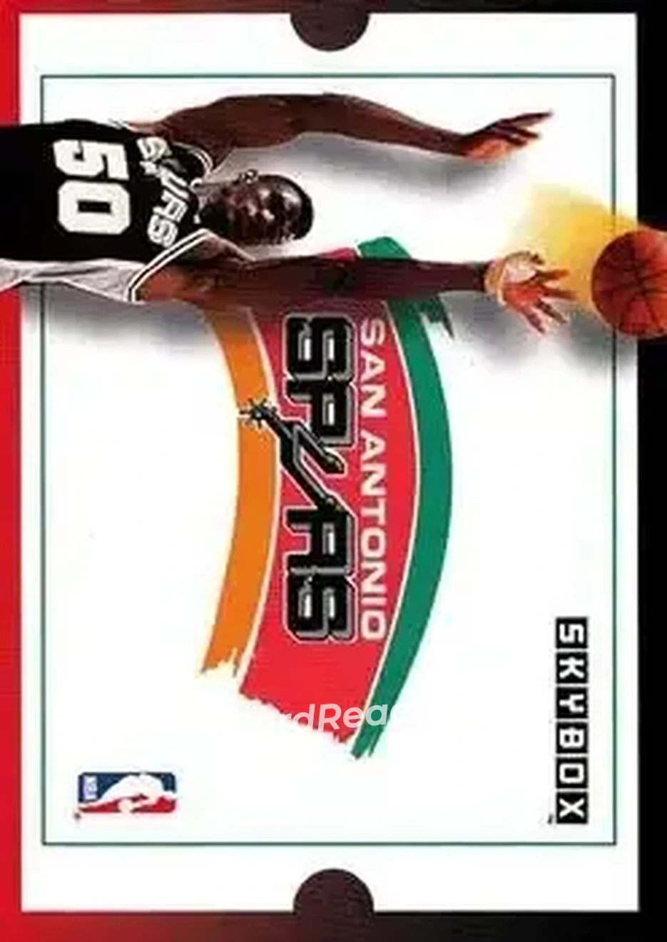 1992-93 SkyBox #305 - David Robinson - San Antonio Spurs - Front