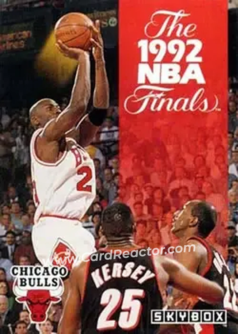 1992-93 SkyBox #314 - Card #314 - Chicago Bulls - Front