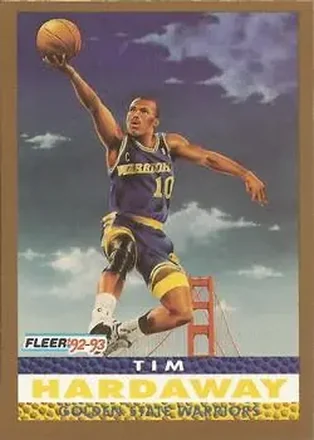 1992-93 Fleer #251 - Tim Hardaway - Golden State Warriors