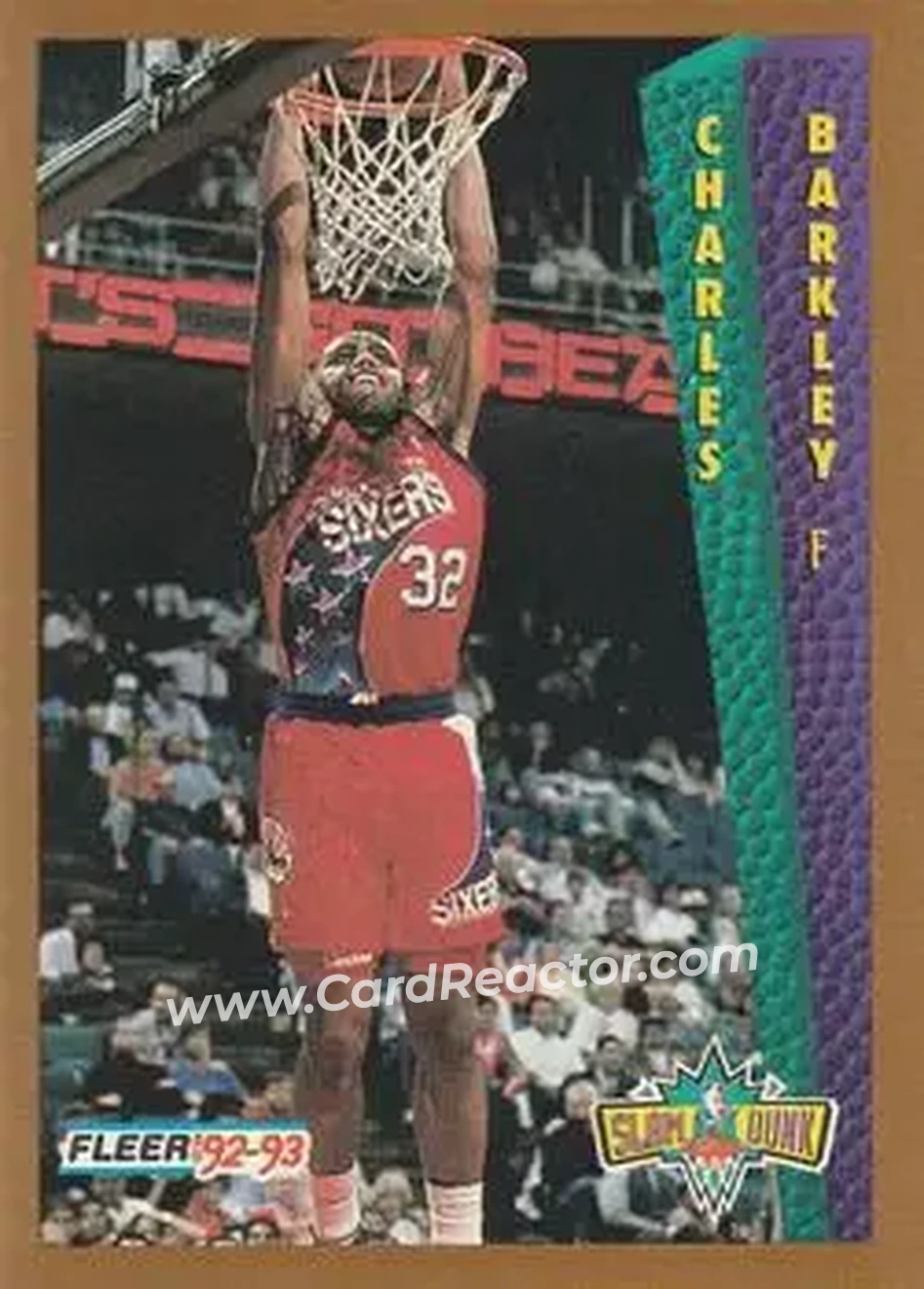 1992-93 Fleer #265 - Charles Barkley - Phoenix Suns - Front