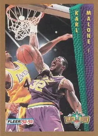 1992-93 Fleer #268 - Karl Malone - Utah Jazz