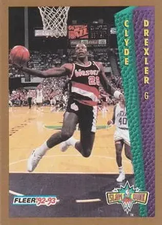 1992-93 Fleer #270 - Clyde Drexler - Portland Trail Blazers